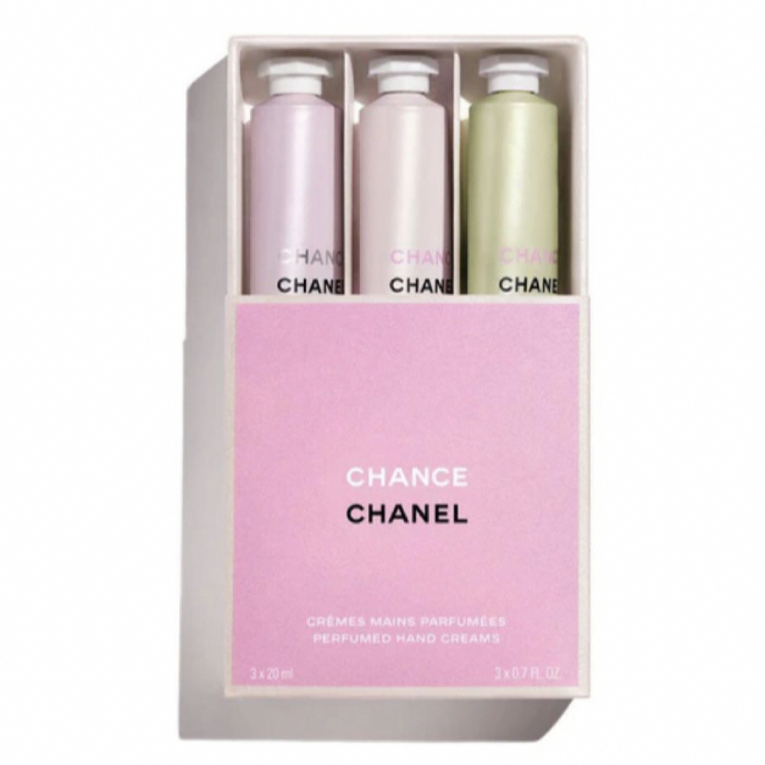 CHANEL(シャネル)のCHANEL チャンス クレーム マン 3本セット ハンドクリーム　特別限定品 コスメ/美容のボディケア(ハンドクリーム)の商品写真