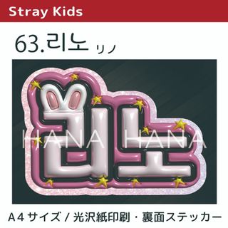 63♡スキズ　リノ※厚紙付き　(アイドルグッズ)