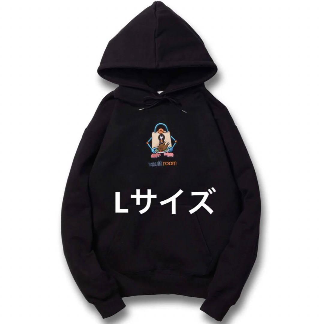 vaultroom  CHICKEN HOODIE 兎田ぺこら 黒 Lサイズ