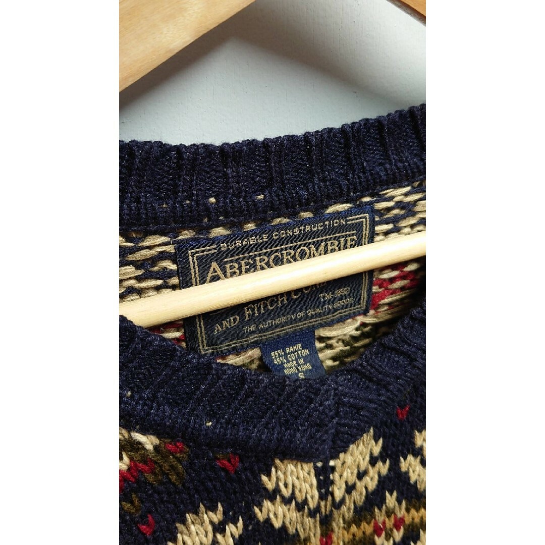 Abercrombie&Fitch(アバクロンビーアンドフィッチ)の90’s OLD ABERCROMBIE & FITCH ニット セーター メンズのトップス(ニット/セーター)の商品写真