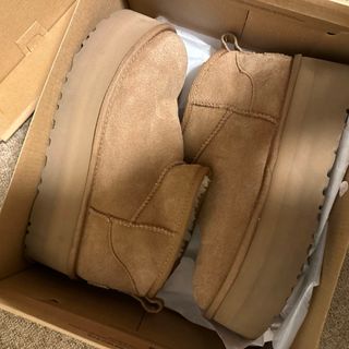 アグ(UGG)のugg ブーツ 厚底 chestnut 25.0cm(ブーツ)