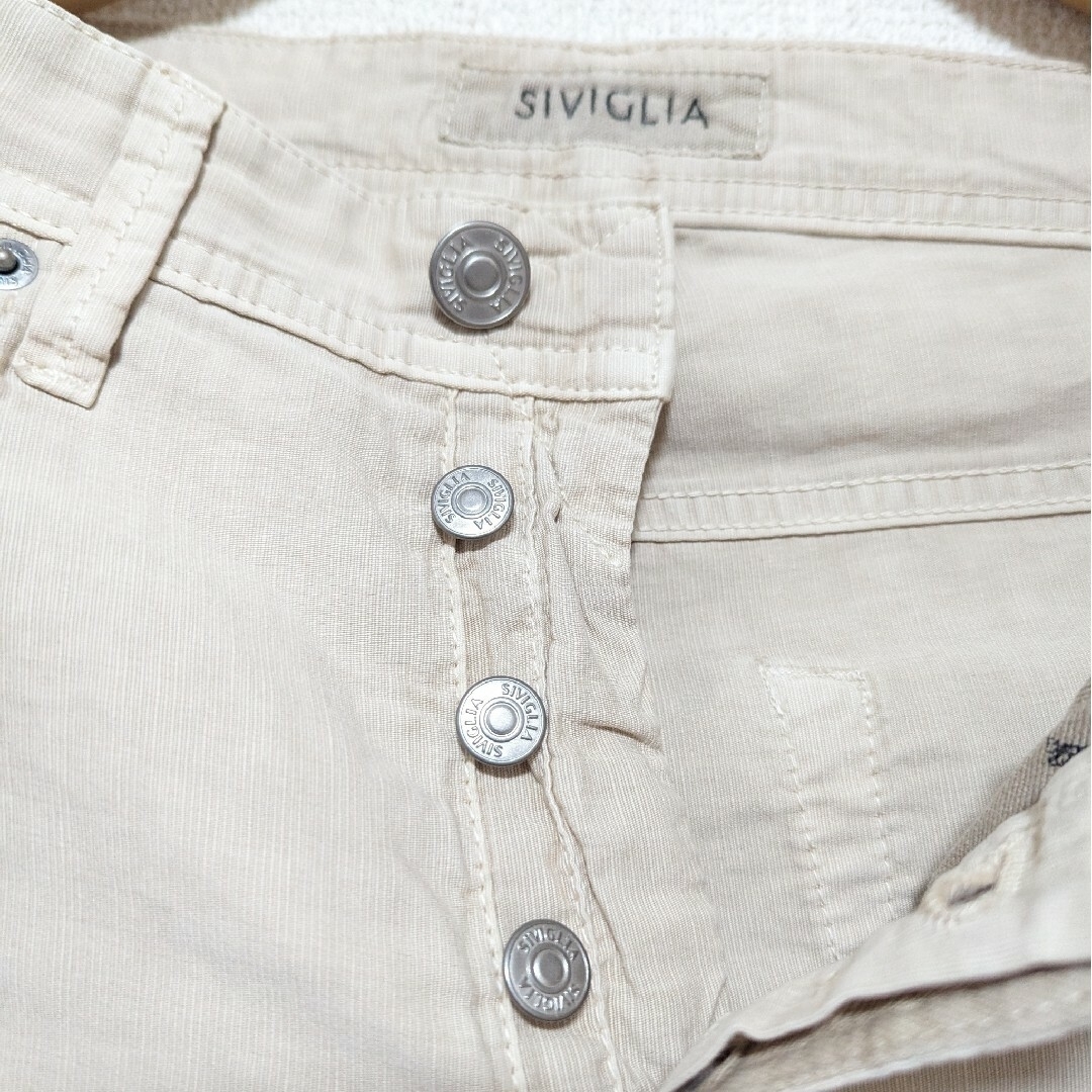 SIVIGLIA - 未使用正規 シビリア SIVIGLIA 29 コットンリネン パンツの 