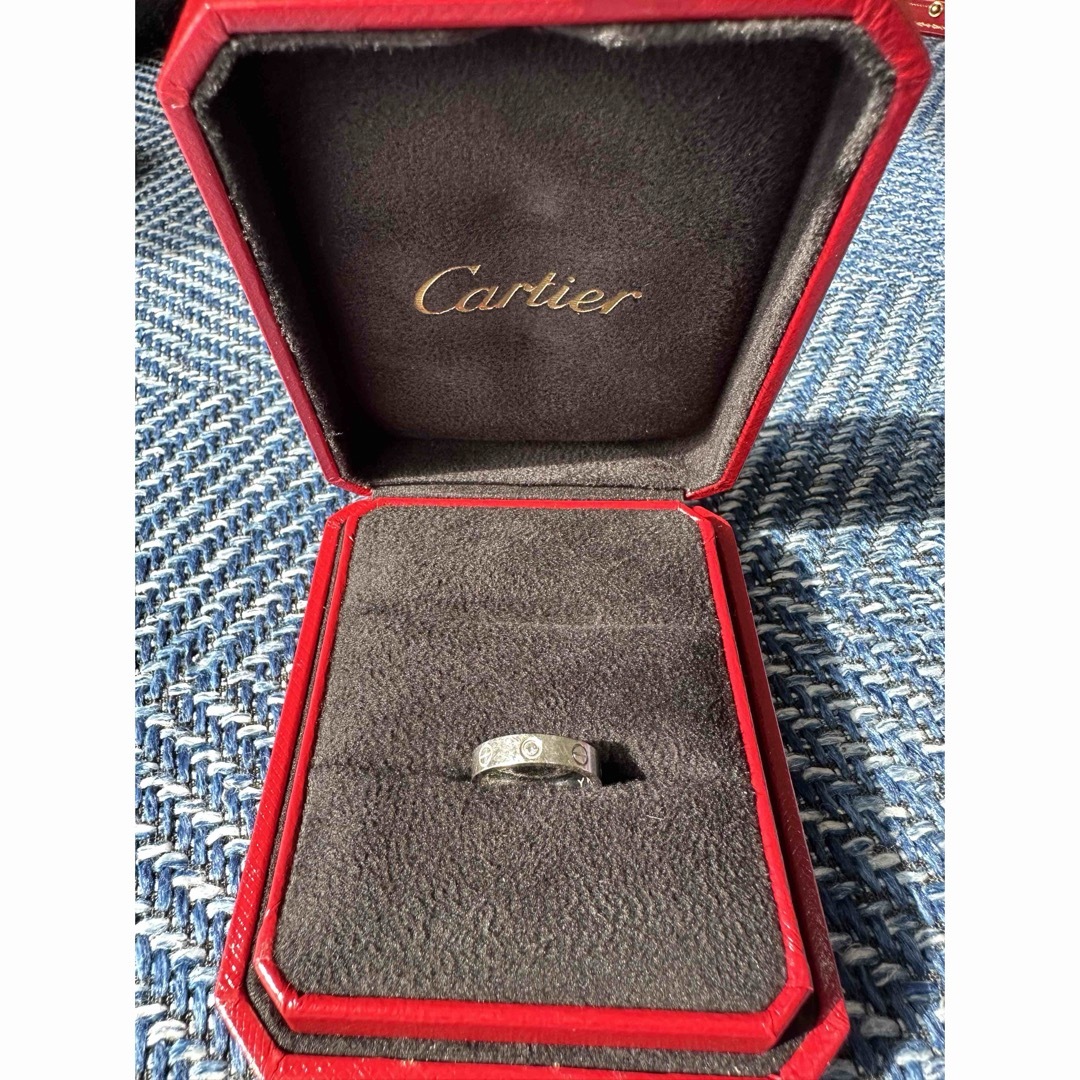 Cartier - Cartier ミニラブリング 1Pダイヤモンド ホワイトゴールドの ...