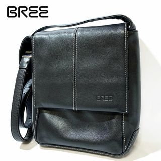 【極美品】BREE ブリ― ショルダーブラック 黒 斜め掛け ユニセックス