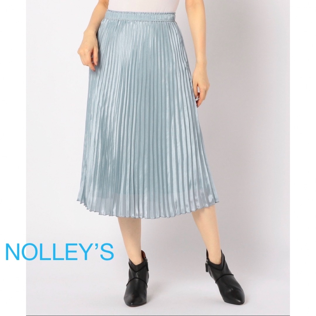 NOLLEY'S(ノーリーズ)のパールシフォンプリーツスカート レディースのスカート(ロングスカート)の商品写真