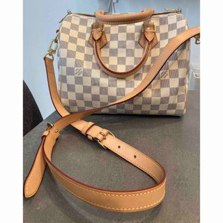 未使用 展示品 ルイ ヴィトン LOUIS VUITTON ダミエ リベラ GM ボストン バッグ エベヌ N41432 ゴールド 金具 VLP 90159308