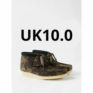 クラークス(Clarks)のクラークス ワラビー ブーツ ブラック カーキ フローラル UK10(ブーツ)