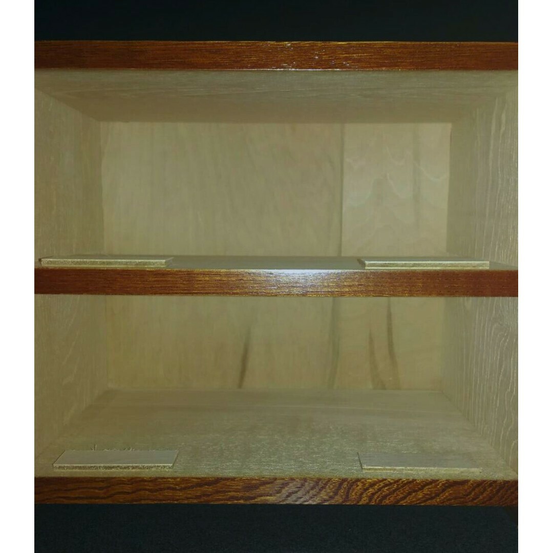 昭和レトロ  二段小引き出し インテリア/住まい/日用品の収納家具(ケース/ボックス)の商品写真