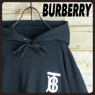 バーバリー(BURBERRY)の希少XL バーバリー パーカー TBラバーロゴ入り(パーカー)