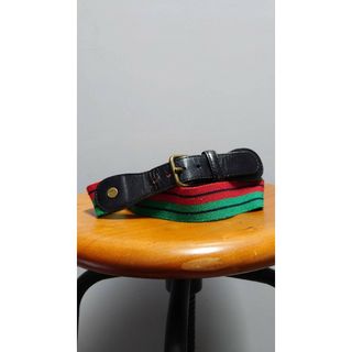 ラコステ(LACOSTE)のLACOSTE レザーコンビ ストレッチ ベルト ゴムベルト(ベルト)