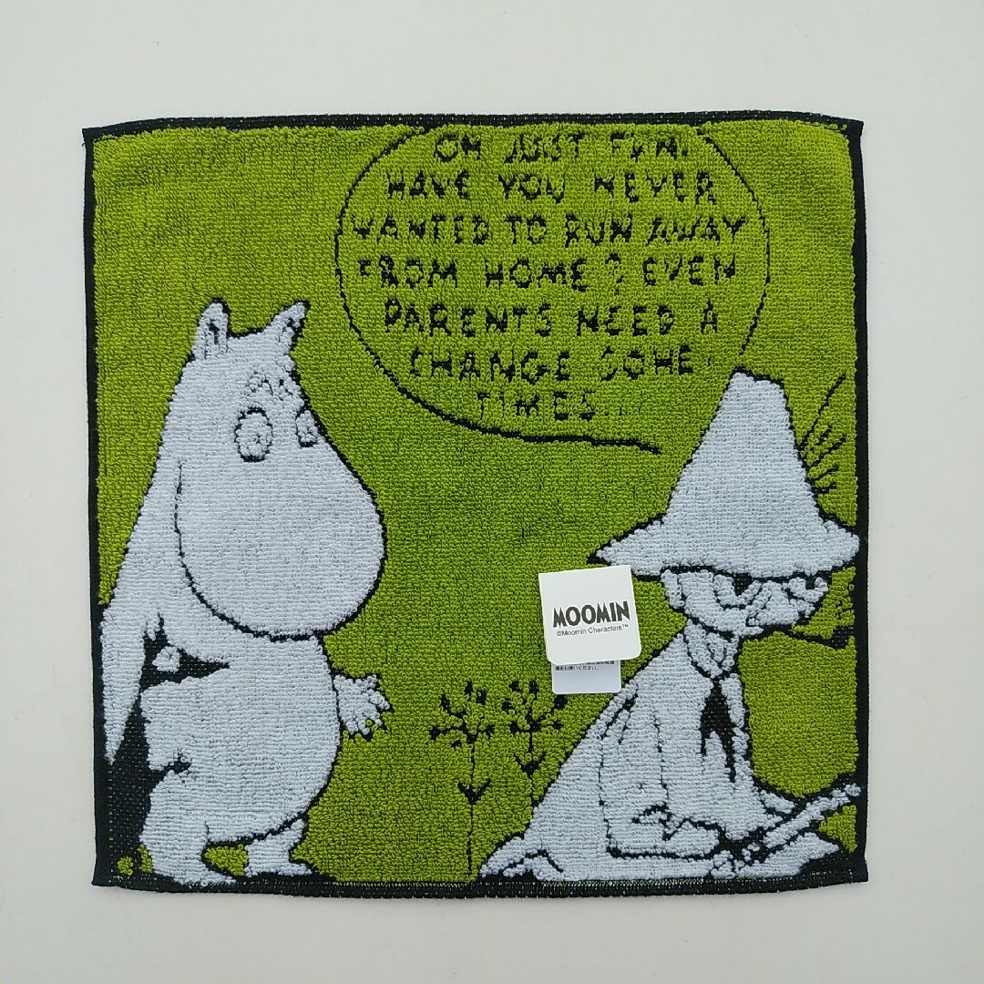 MOOMIN(ムーミン)の新品☆スナフキン＆ムーミン タオルハンカチ2枚セット ムーミン 1 レディースのファッション小物(ハンカチ)の商品写真