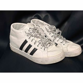 アディダス(adidas)のadidas アディダス　レディース　ハイカットスニーカー白　ハイヒールused(スニーカー)