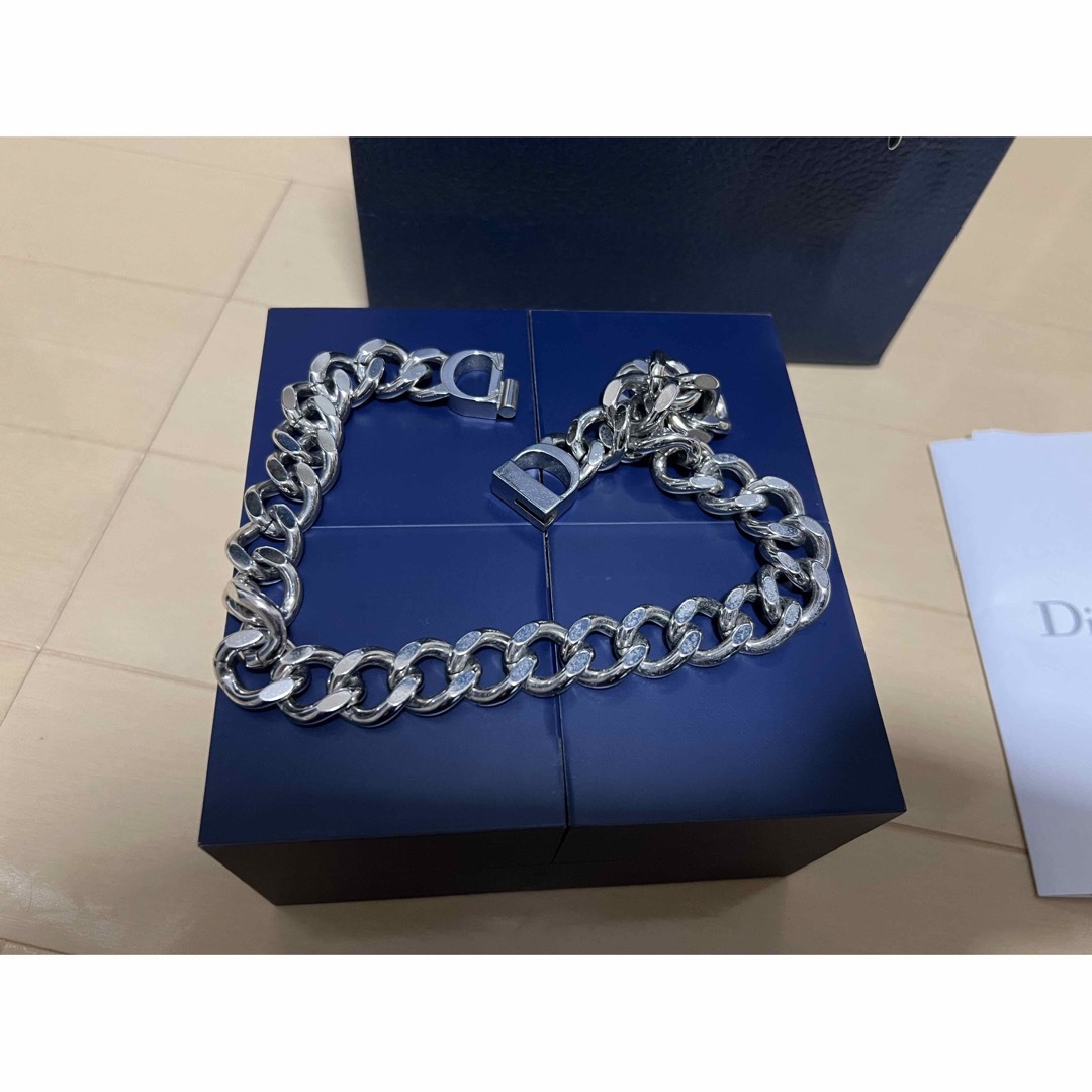 Dior(ディオール)のディオール Dior アイコンシルバーネックレス メンズのアクセサリー(ネックレス)の商品写真