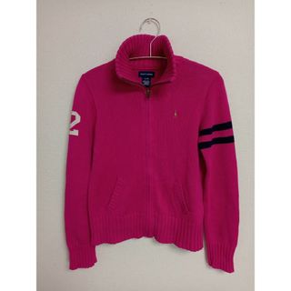 ラルフローレン(Ralph Lauren)のラルフローレン　フルジップアップセーター　ニット　コットン　レディース、キッズ(ジャケット/上着)