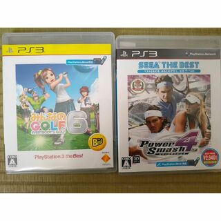 プレイステーション3(PlayStation3)のPS3　パワースマッシュ4　みんなのゴルフ6　動作確認済み(家庭用ゲームソフト)