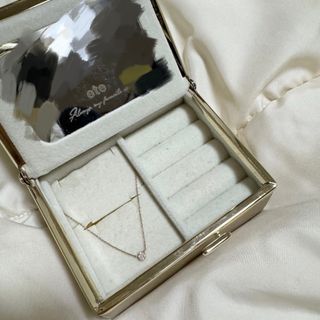 お値下げエテ♡etek10YG オパール＆パールネックレス agete  4℃アクセサリー