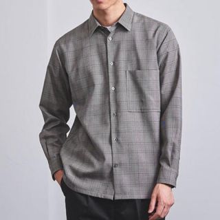 ユナイテッドアローズ(UNITED ARROWS)のUNITED ARROWS/WOOLチェックレギュラーカラーシャツ/SIZE:M(シャツ)