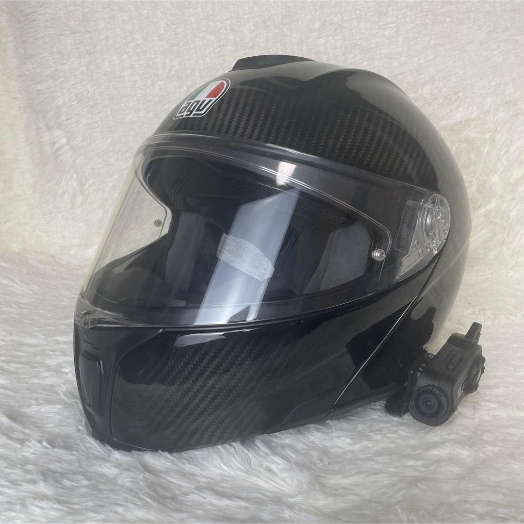agv カーボン システムヘルメット XL セナsena 10C PRO 付き | フリマアプリ ラクマ