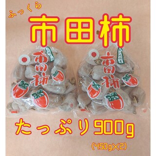 南信州特産『市田柿』たっぷり900g（450g✕2袋）生産者直送！(フルーツ)