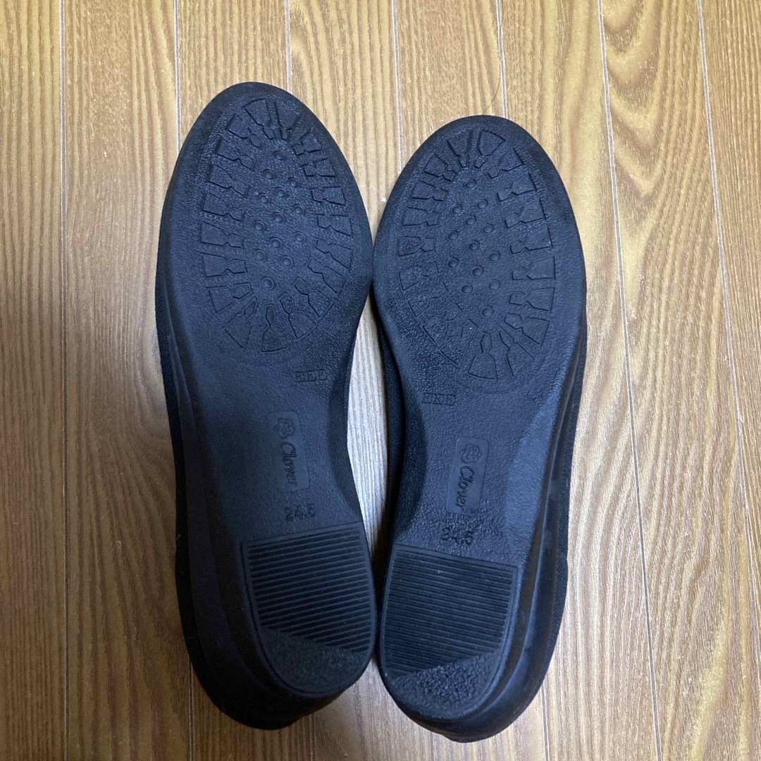クローバー　日本製　3E    EEE  24.5センチ　黒パンプス　 レディースの靴/シューズ(ハイヒール/パンプス)の商品写真