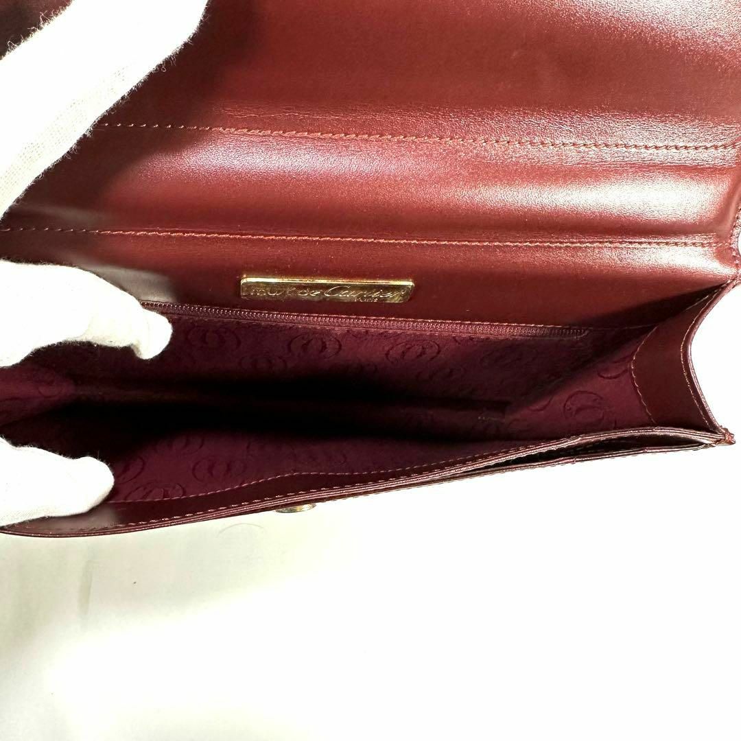 Cartier(カルティエ)のカルティエ マストライン クラッチバッグ ストラップ付  レザー ボルドー レディースのバッグ(クラッチバッグ)の商品写真