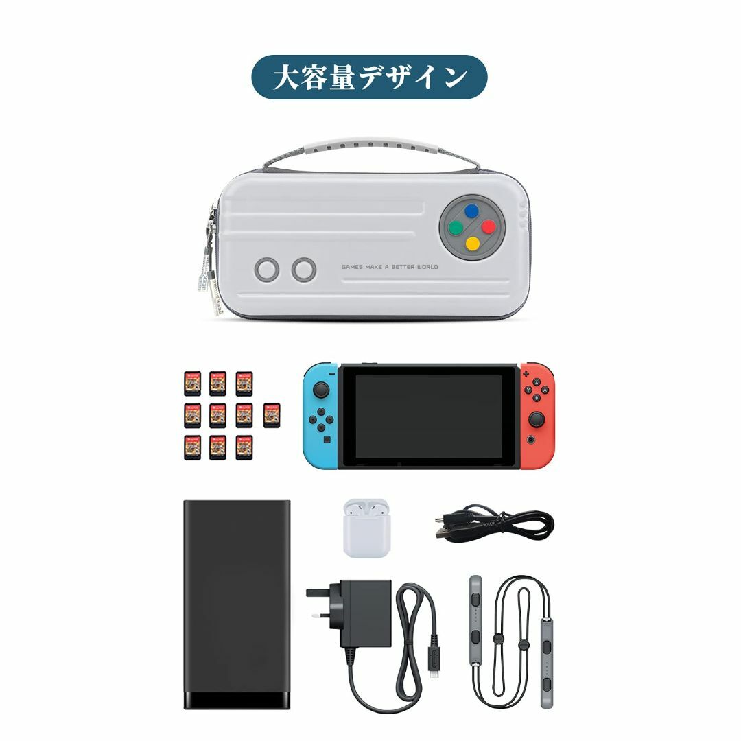 【色: グレー】GeekShare Switchケース Nintendon sw エンタメ/ホビーのゲームソフト/ゲーム機本体(その他)の商品写真