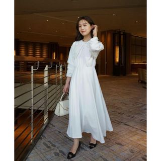 アニュアンス(ánuans)の35%オフ★新品★L'AUBE BLANC★Twist Drape Dress(ロングワンピース/マキシワンピース)