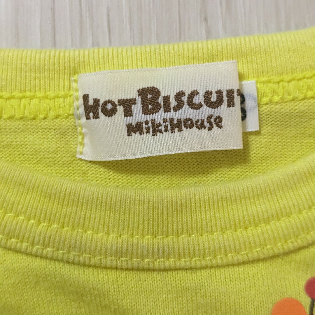 HOT BISCUITS(ホットビスケッツ)のベビー☆ホットビスケッツ半袖Tシャツ80ミキハウス キッズ/ベビー/マタニティのベビー服(~85cm)(Ｔシャツ)の商品写真