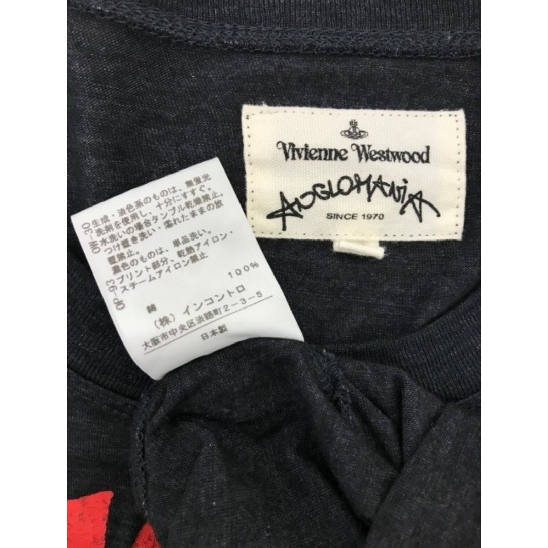 Vivienne Westwood(ヴィヴィアンウエストウッド)のVivienneWestwood アングロマニア 杢調ビッグプリントTシャツ レディースのトップス(Tシャツ(半袖/袖なし))の商品写真