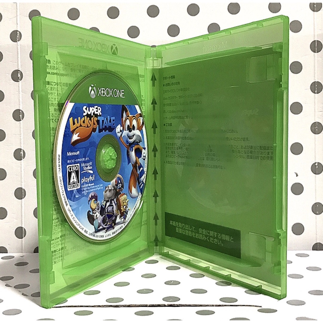Xbox(エックスボックス)の★ほぼ新品 XBOX ONE スーパーラッキーズテイル エンタメ/ホビーのゲームソフト/ゲーム機本体(家庭用ゲームソフト)の商品写真