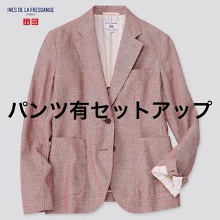 ユニクロ(UNIQLO)のユニクロ×イネス　リネンコットンジャケットセットアップ(スーツ)