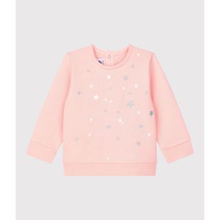 プチバトー(PETIT BATEAU)のプチバトー　スウェット　プリント　プルオーバー　星　スター　トレーナー(トレーナー)