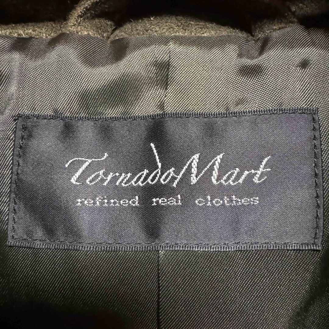 TORNADO MART(トルネードマート)のTornadoMart コート スキンレザーコート希少 L  フード付 メンズのジャケット/アウター(その他)の商品写真