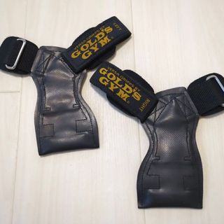 ゴールドジム(GOLD'S GYM)のゴールドジム　パワーグリップ　プロ　Sサイズ　ほぼ未使用(トレーニング用品)