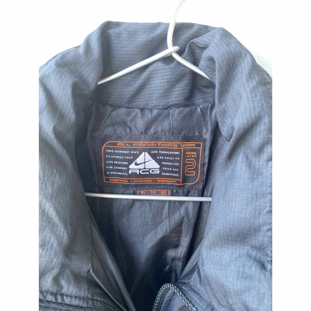 NIKE(ナイキ)の90s  NIKE  ACG  ナイキ テックダウンジャケット ブラック メンズのジャケット/アウター(ダウンジャケット)の商品写真