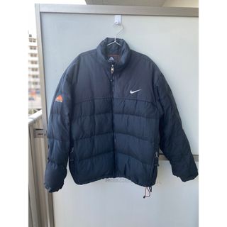 ナイキ(NIKE)の90s  NIKE  ACG  ナイキ テックダウンジャケット ブラック(ダウンジャケット)