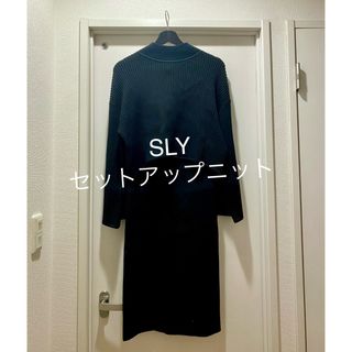 スライ(SLY)のSLY セットアップ　ニット　スカート(セット/コーデ)