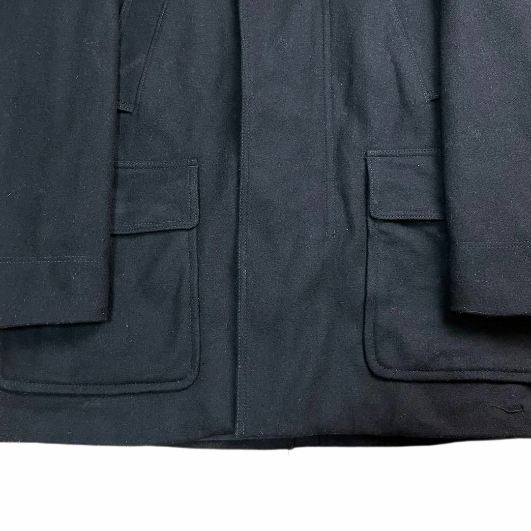 EXPRESS(エクスプレス)のステンカラーコート　コーデュロイ　古着　ブラック　黒　EXPRESS メンズのジャケット/アウター(ステンカラーコート)の商品写真