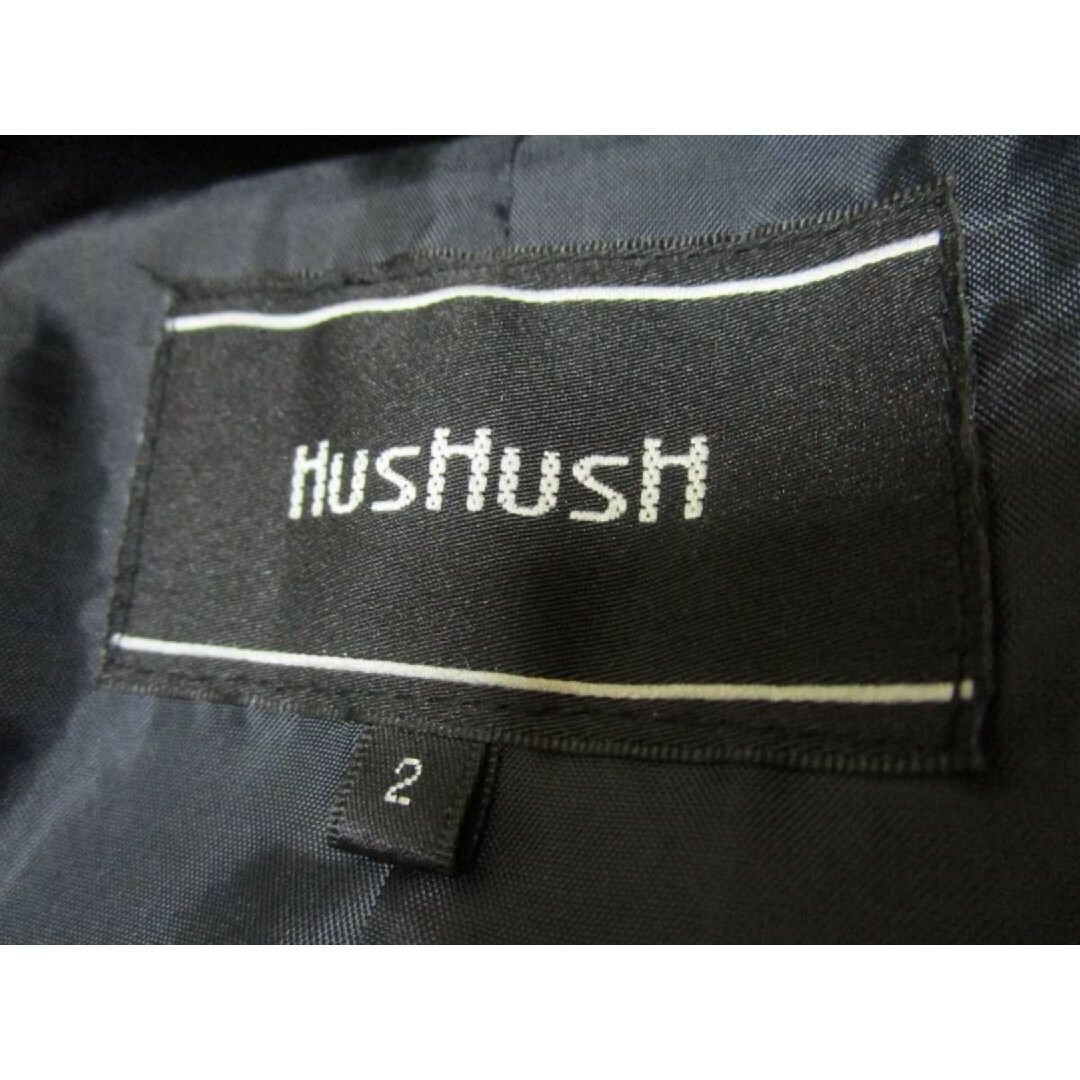 HusHush(ハッシュアッシュ)のレディースM◇HUSHUSH◇コート 暗め紺色 レディースのジャケット/アウター(ロングコート)の商品写真