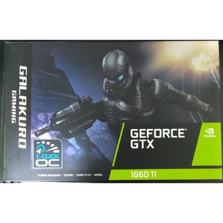 エヌビディア(NVIDIA)のNVIDIA GeForce GTX1660Ti-E6GB/DF(PCパーツ)