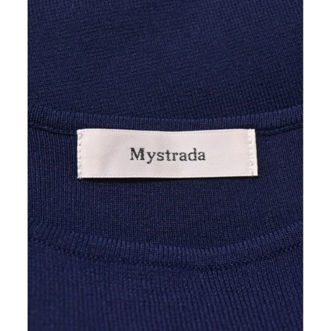 Mystrada(マイストラーダ)のMystrada マイストラーダ ニット・セーター 38(M位) 紺 【古着】【中古】 レディースのトップス(ニット/セーター)の商品写真