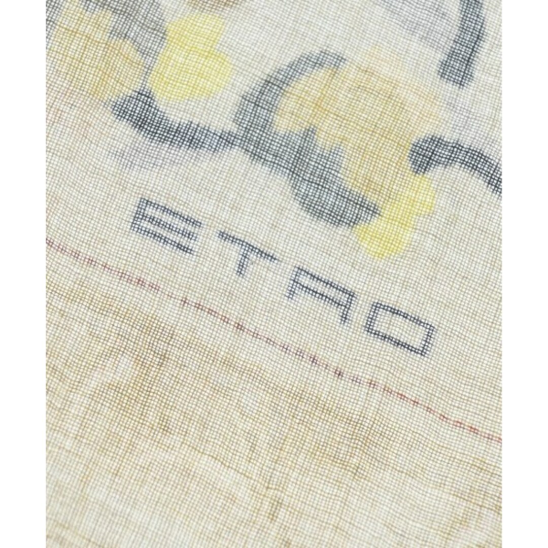 ETRO(エトロ)のETRO エトロ ストール - ベージュxカーキx黄(花柄) 【古着】【中古】 レディースのファッション小物(ストール/パシュミナ)の商品写真