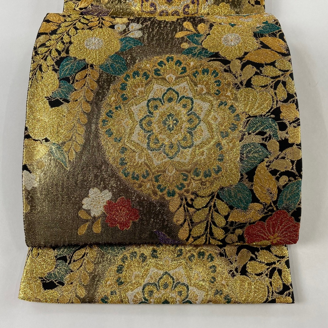 袋帯 美品 秀品 お太鼓柄 正絹 【中古】 帯 袋帯 美品 秀品 お太鼓柄 正絹 【中古】 帯