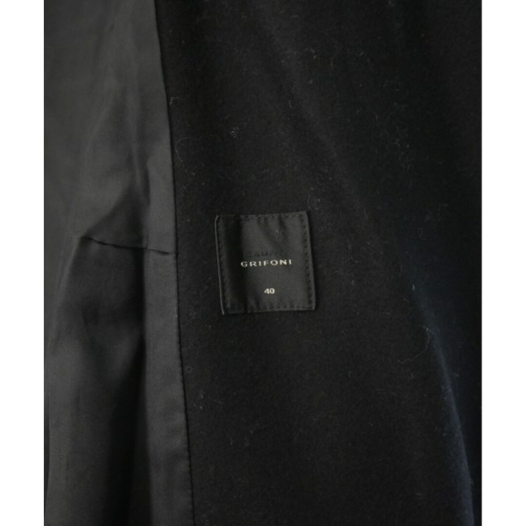 GRIFONI(グリフォーニ)のGRIFONI グリフォーニ コート（その他） 40(M位) 黒 【古着】【中古】 レディースのジャケット/アウター(その他)の商品写真
