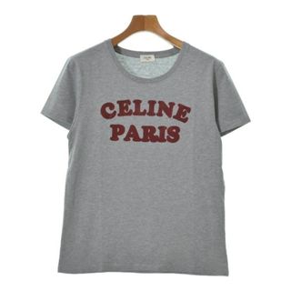 セリーヌ(celine)のCELINE セリーヌ Tシャツ・カットソー S グレー 【古着】【中古】(Tシャツ/カットソー(半袖/袖なし))