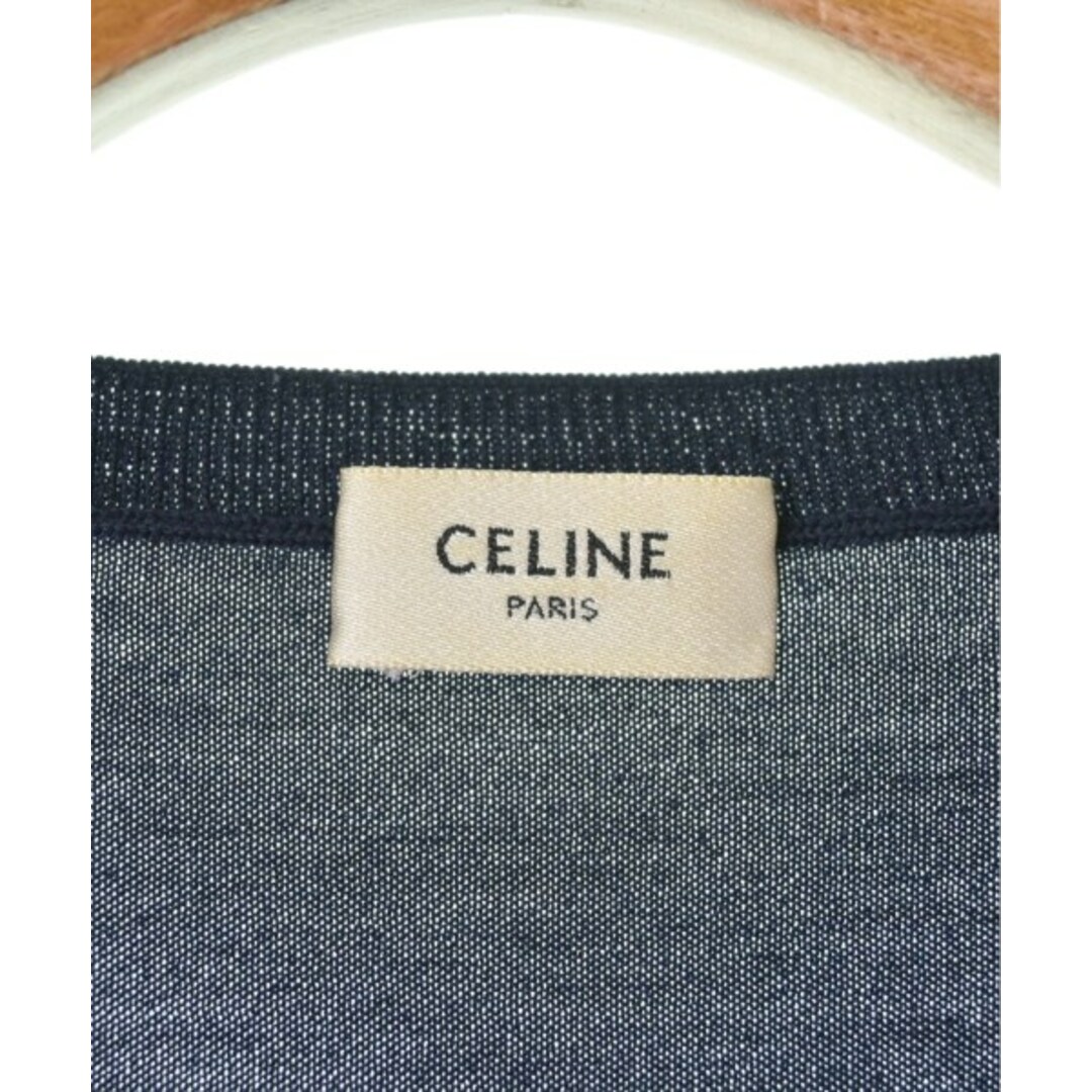 celine(セリーヌ)のCELINE セリーヌ ニット・セーター -(XS位) 紺 【古着】【中古】 メンズのトップス(ニット/セーター)の商品写真