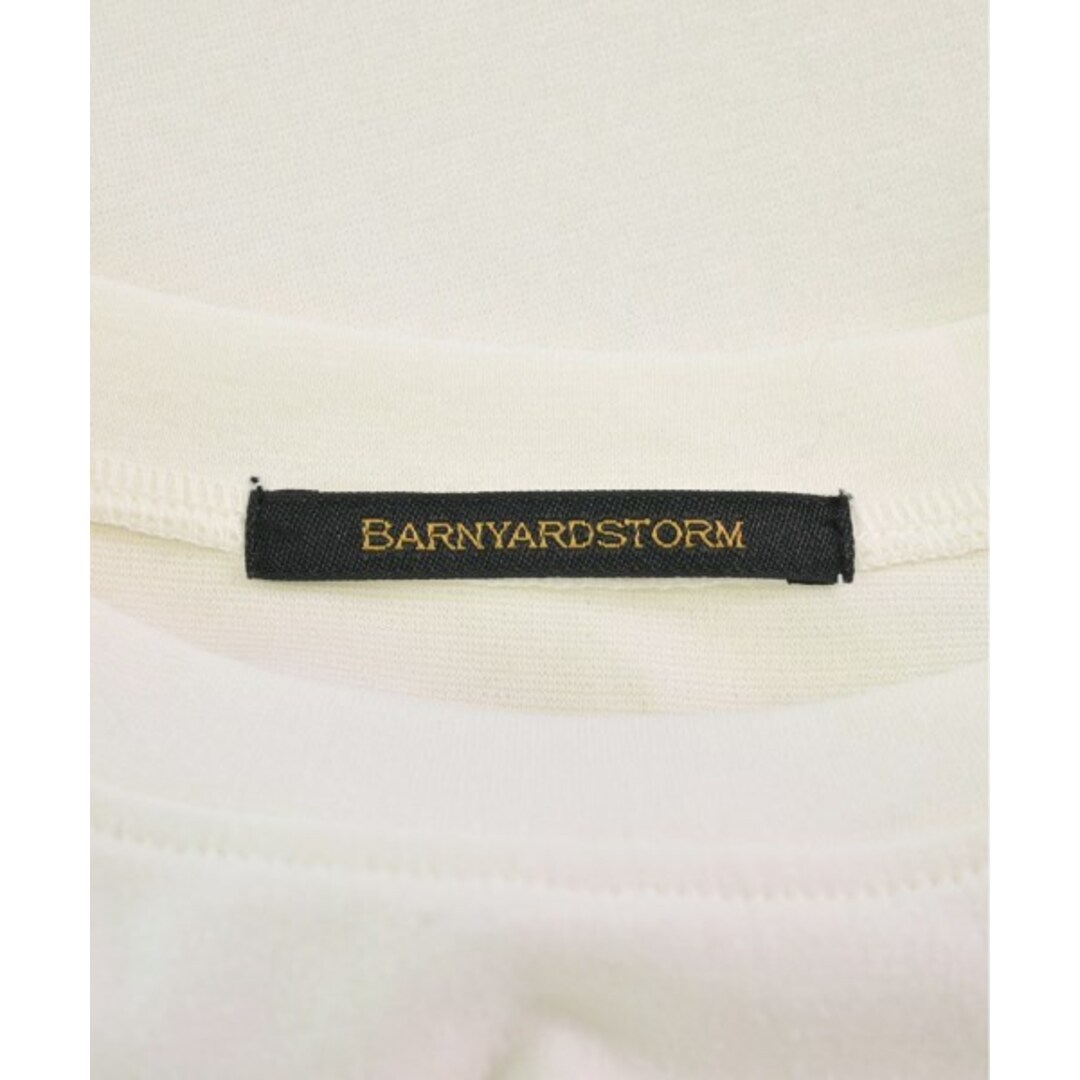 BARNYARDSTORM(バンヤードストーム)のBARNYARDSTORM バーンヤードストーム Tシャツ・カットソー F 白 【古着】【中古】 レディースのトップス(カットソー(半袖/袖なし))の商品写真