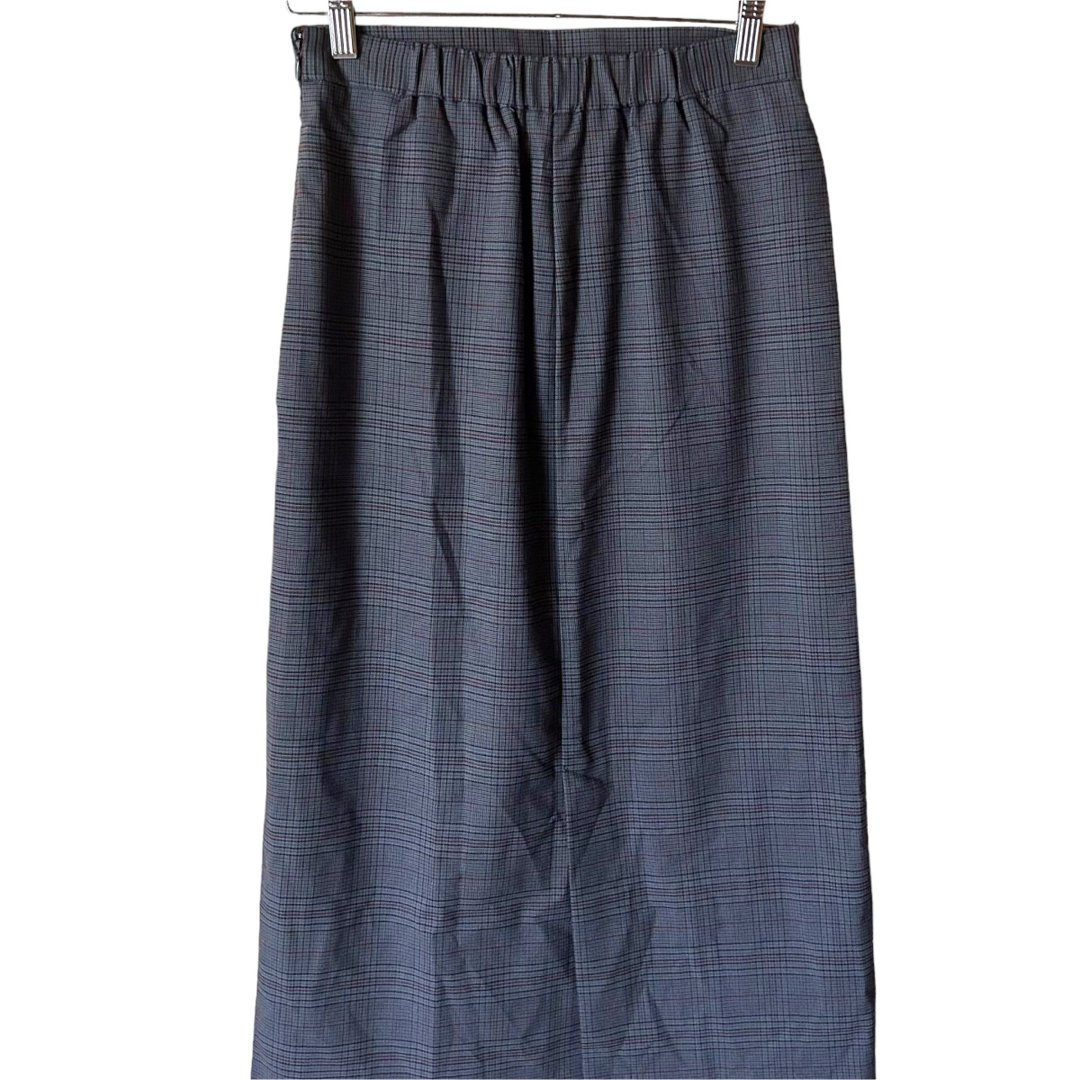 GU(ジーユー)のGU チェック柄 ナローミディスカート Mサイズ レディースのスカート(ロングスカート)の商品写真