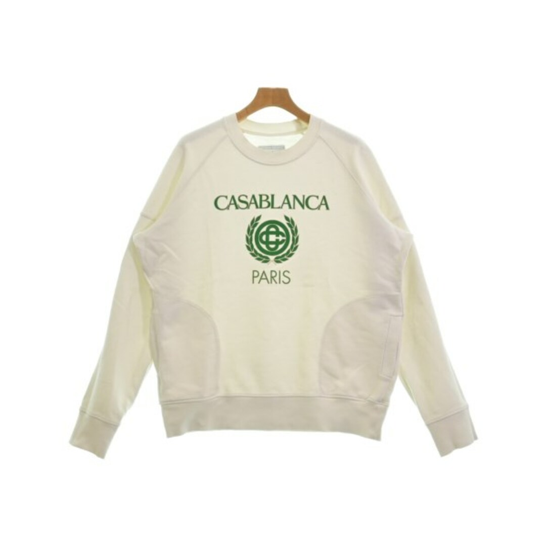 CASABLANCA カサブランカ スウェット XL 白 【古着】【中古】の通販 by