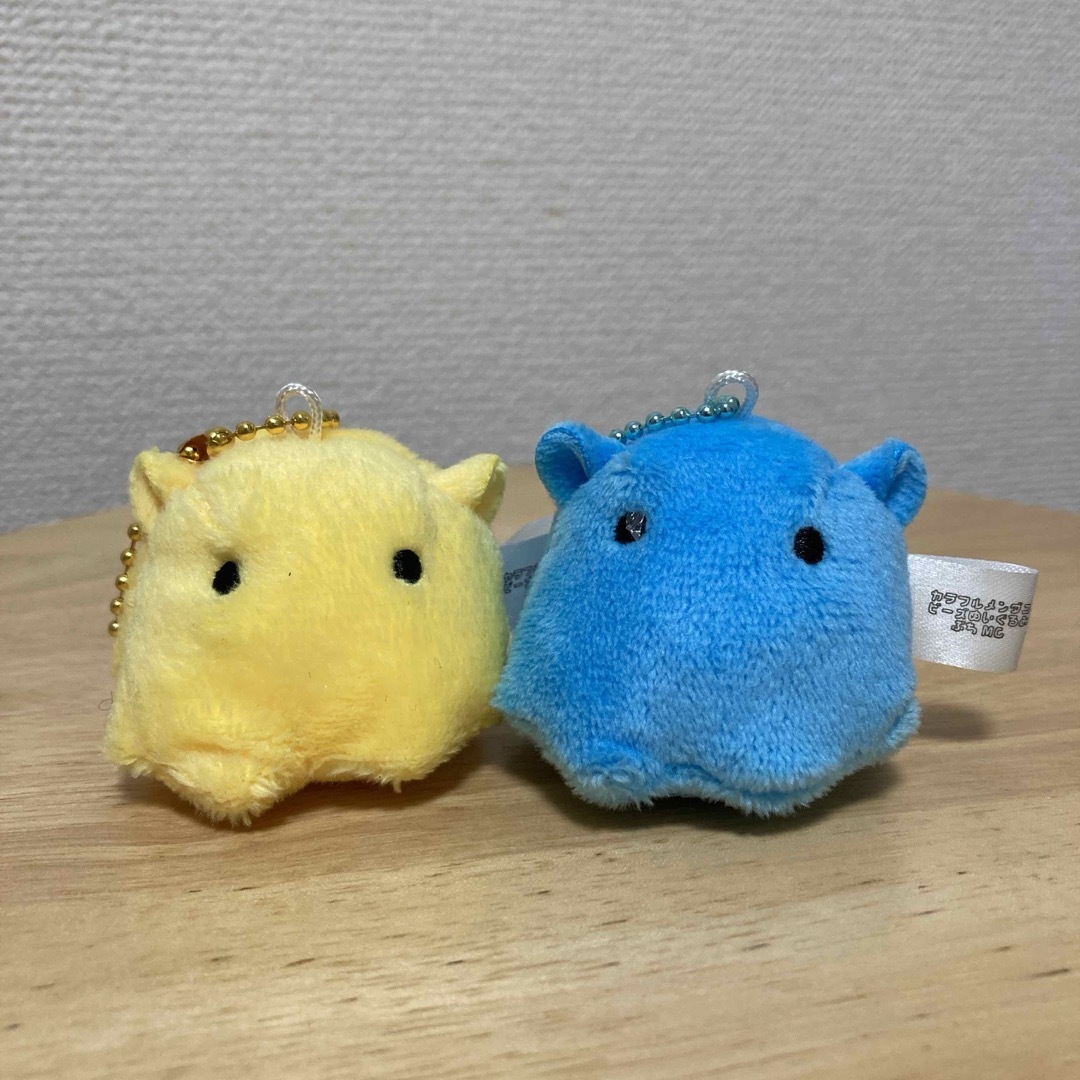 TAITO(タイトー)のカラフルメンダコビーズぬいぐるみ　ぷちMC /2つで エンタメ/ホビーのおもちゃ/ぬいぐるみ(キャラクターグッズ)の商品写真